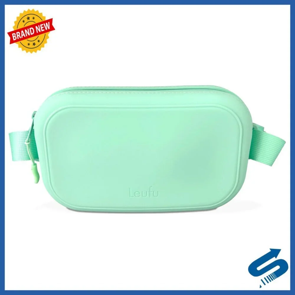 Water-Resistant Silicone Fanny Pack Crossbody Bag Adjustable Strap Travel